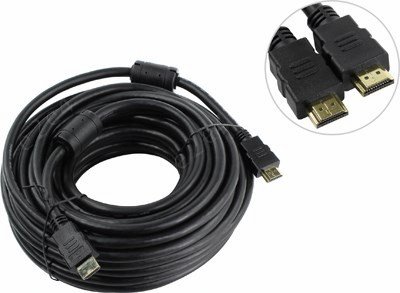 

Кабель HDMI(19M)-HDMI(19M) v2.0, ферритовый фильтр, 15 м AOpen