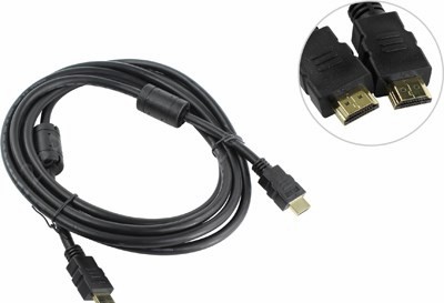 

Кабель HDMI(19M)-HDMI(19M) v2.0, ферритовый фильтр, 3 м AOpen