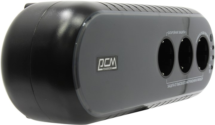 ИБП Powercom WOW UPS, 700 VA, 350 Вт, черный