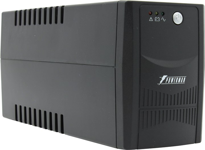 

ИБП Powerman Back Pro 600, 600VA, 360W, EURO, розеток - 2, черный, Back Pro 600
