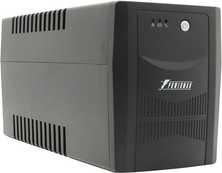 ИБП Powerman Back Pro 1500 Plus, 1500 В·А, 900 Вт, EURO, розеток - 4, USB, черный