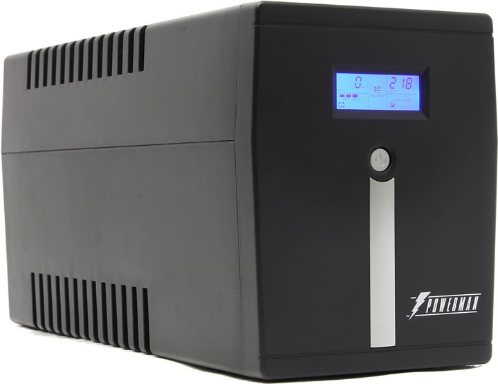 

ИБП Powerman Smart Sine 1500, 1500 В·А, 1.05 кВт, EURO, розеток - 4, USB, черный, Smart Sine 1500