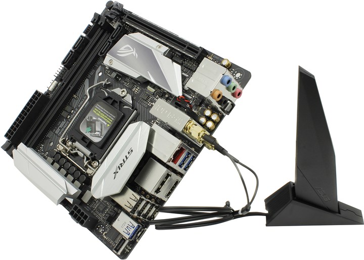 Материнская плата ASUS ROG STRIX Z370-I GAMING, Socket1151v2, Intel Z370, mini-ITX