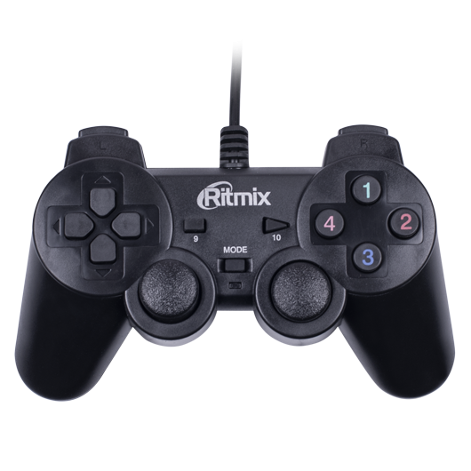 

Геймпад RITMIX GP-005 для PC, USB, черный, GP-005