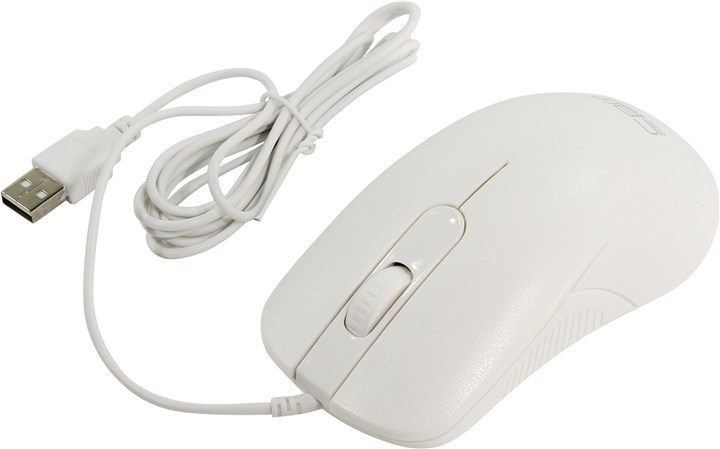 

Мышь проводная CBR CM 105, 1200dpi, оптическая светодиодная, USB, белый, CM 105