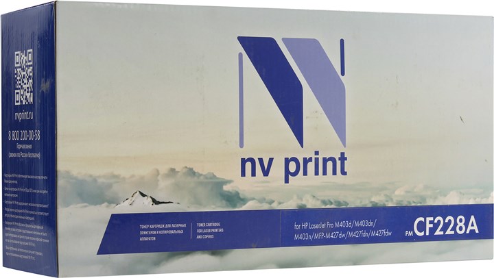 

Картридж лазерный NV Print NV-CF228A (28A/CF228A), черный, 3000 страниц, совместимый, для LJ Pro M403d/M403dn/M403n/MFP-M427dw/M427fdn/M427fdw