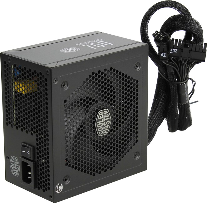

Блок питания 750Вт ATX CoolerMaster MasterWatt 750, 120 мм, 80 Plus Bronze (MPX-7501-AMAAB-EU), MasterWatt 750