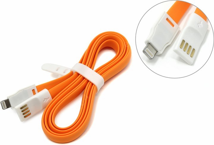 

Кабель USB 2.0/Lightning(8-pin), 1.2m, магнитный, оранжевый, Smartbuy (iK-512m orange)