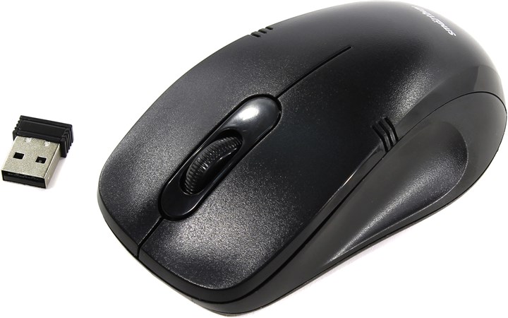 

Мышь беспроводная SmartBuy ONE 358AG-K, 1200dpi, оптическая светодиодная, USB, черный (SBM-358AG-K), ONE 358AG-K