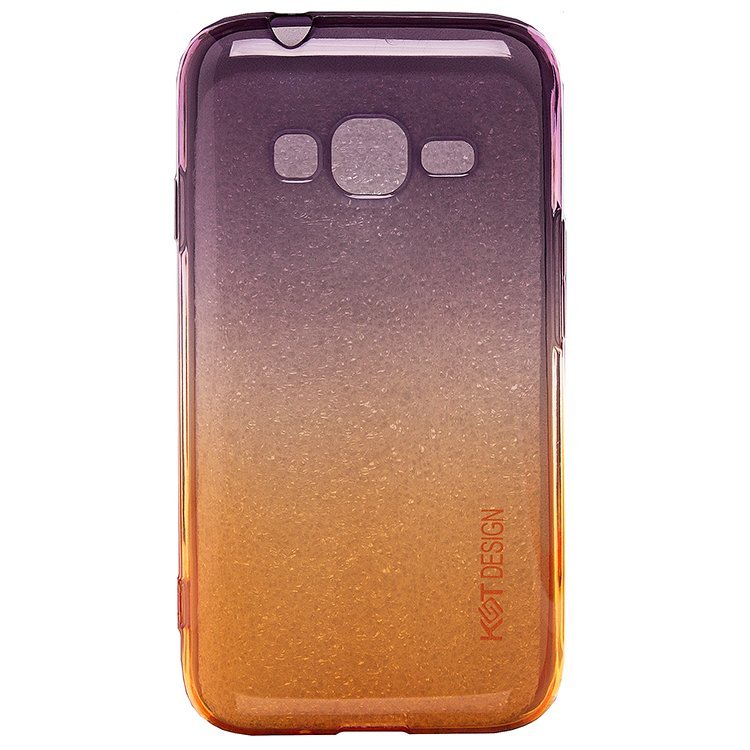 

Чехол-накладка KST для смартфона Samsung Galaxy J1 mini Prime, силикон, серый/оранжевый (77739)