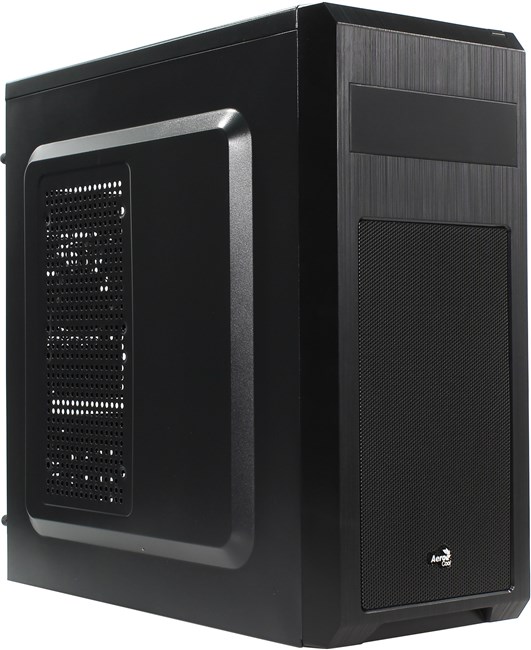 Корпус AeroCool SI-5101, ATX, Midi-Tower, USB 3.0, черный, без БП (4713105958799)