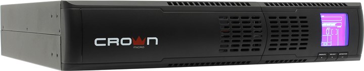 ИБП CROWN CMUO-900-1.1K, 1100 В·А, 990 Вт, IEC, розеток - 8, USB, черный