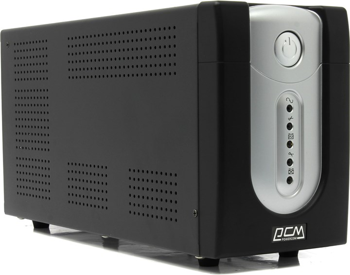 ИБП Powercom Imperial 1200, 1200 В·А, 720 Вт, IEC, розеток - 6, USB, черный (IMP-1200AP)