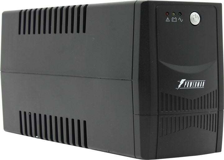 

ИБП Powerman Back Pro 600 Plus, 600VA, 360W, EURO, розеток - 2, USB, черный, Back Pro 600 Plus