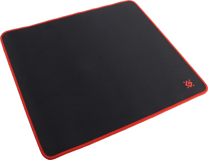 Коврик для мыши Defender Black XXL, 400x355x3 мм, черный/красный