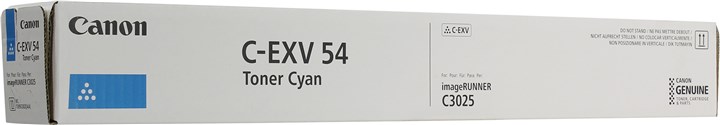 Картридж лазерный Canon C-EXV54C/1395C002, голубой