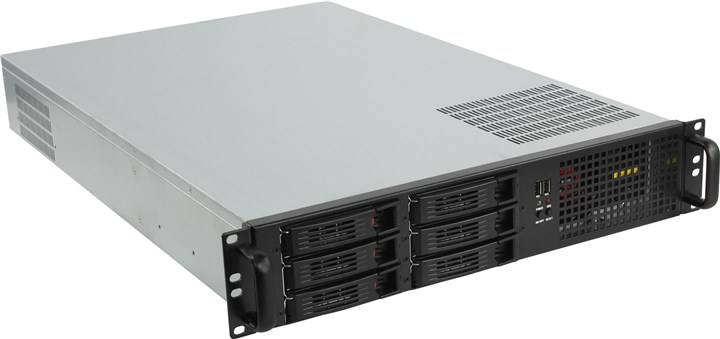 

Корпус Exegate Pro 2U660-HS06, E-ATX, 2U RM, 6x3.5/2.5 HS, 1x500 Вт, черный/серебристый (EX264954RUS), Pro 2U660-HS06