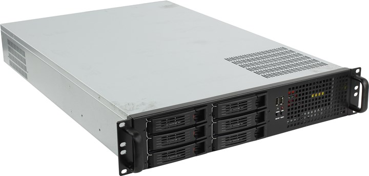 

Корпус Exegate Pro 2U660-HS06, E-ATX, 2U RM, 6x3.5/2.5 HS, 1x600 Вт, черный/серебристый (EX264955RUS), Pro 2U660-HS06