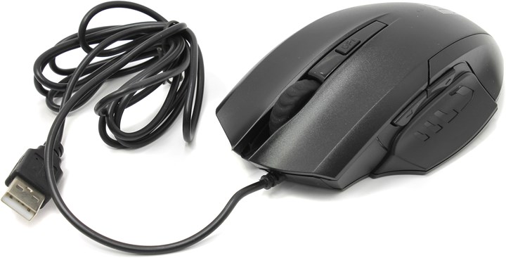 

Мышь проводная Jet.A OM-U54, 2400dpi, оптическая светодиодная, USB, черный, OM-U54