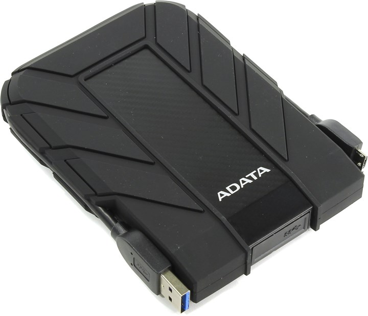 Внешний жесткий диск (HDD) ADATA AHD710P-1TU31-CBK 1Tb, 2.5", черный