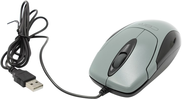 Мышь проводная NewSky, 800dpi, оптическая светодиодная, USB, серый