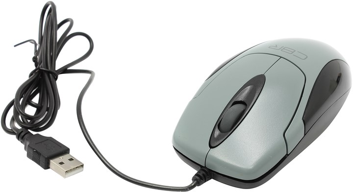 

Мышь проводная NewSky, 800dpi, оптическая светодиодная, USB, серый