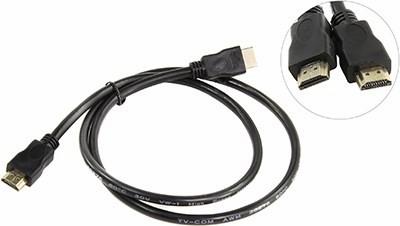

Кабель HDMI(19M)-HDMI(19M) v1.4, 1 м VCOM