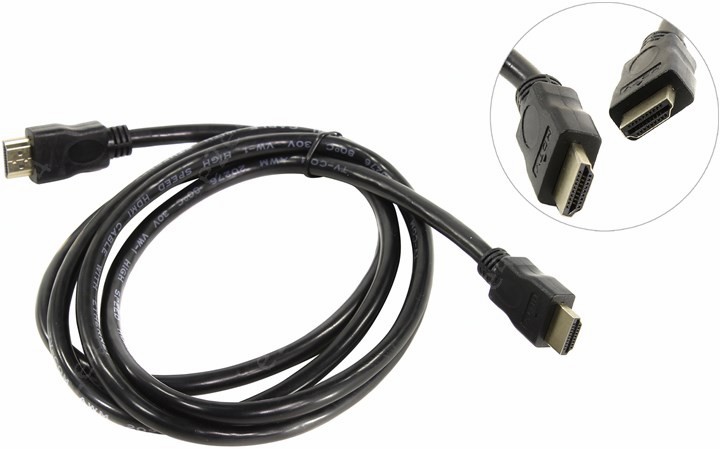 

Кабель HDMI(19M)-HDMI(19M) v1.4, 1.8 м VCOM
