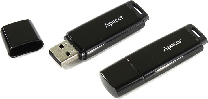 

Флешка 32Gb USB 2.0 Apacer AH336, белый (AP32GAH336B-1), AH336