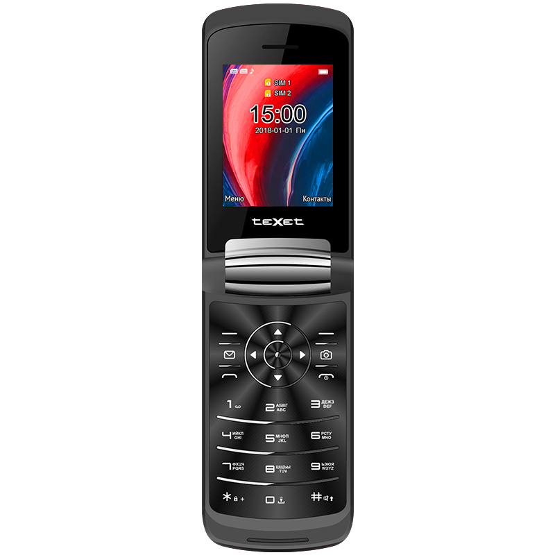 

Мобильный телефон teXet ТМ-317, 2.4" 320x240 TFT, BT, 2-Sim, 800 мА·ч, черный, ТМ-317