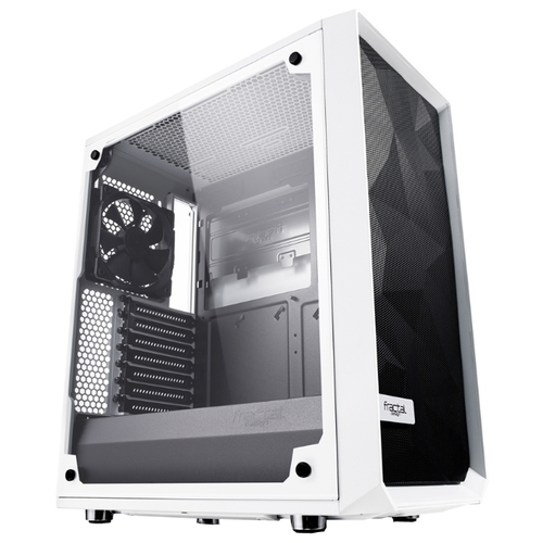 

Корпус Fractal Design Meshify C TG, ATX, Midi-Tower, белый, без БП (FD-CA-MESH-C-WT-TGC), Meshify C TG