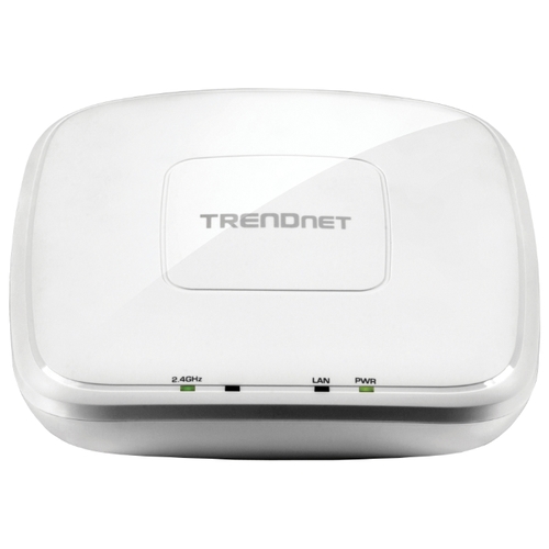 

Точка доступа TRENDnet TEW-755AP, LAN: 1x100 Мбит/с, 802.11n, 2.4 ГГц, до 300 Мбит/с, внутренних антенн: 2x4dBi, PoE, TEW-755AP