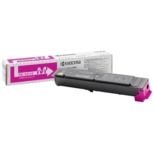 

Картридж лазерный Kyocera TK-5215M/1T02R6BNL0, пурпурный, 15000 страниц, оригинальный для Kyocera TASKalfa 406ci, TK-5215M