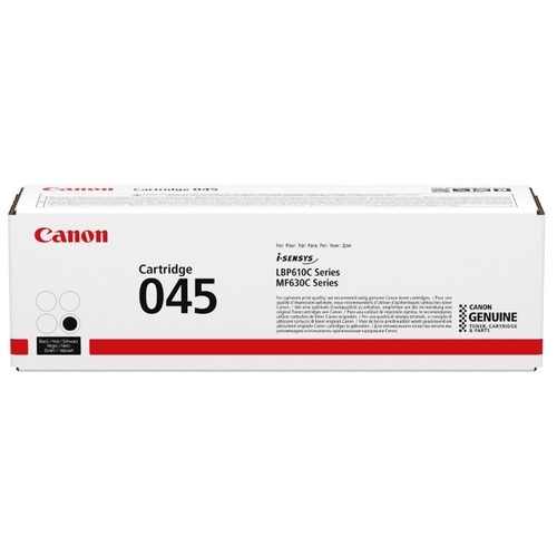 

Картридж лазерный Canon 045BK/1242C002, черный, 1400 страниц, оригинальный для Canon i-SENSYS LBP610C/MF630C, 045BK