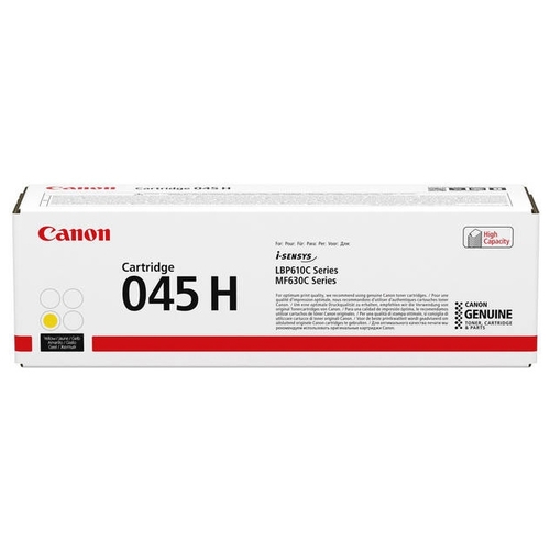 Картридж лазерный Canon 045HY/1243C002, желтый