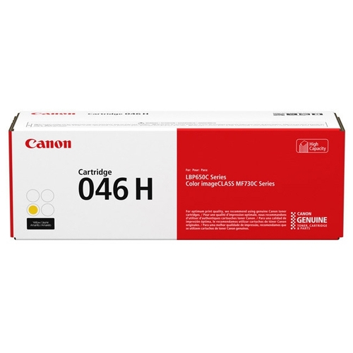 

Картридж лазерный Canon 046HY/1251C002, желтый, 5000 страниц, оригинальный для Canon LBP650/MF730, 046HY