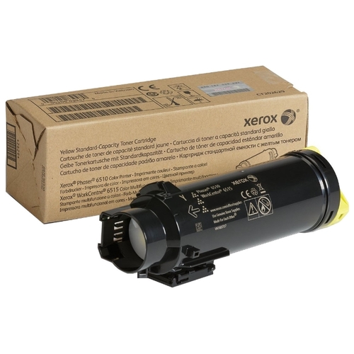 

Картридж лазерный Xerox 106R03483/106R03483, желтый, 1000 страниц, оригинальный для Xerox Phaser 6510/WC 6515, 106R03483