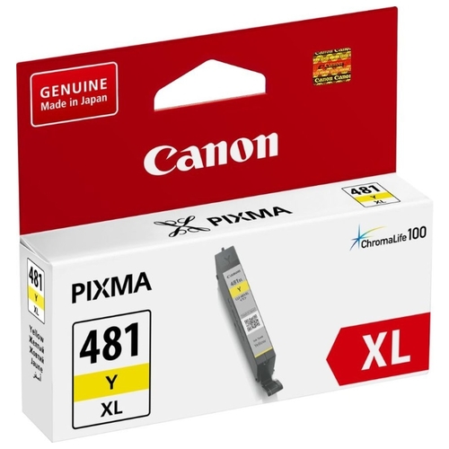 

Картридж струйный Canon CLI-481XL Y (2046C001), желтый, оригинальный, ресурс 514 страниц для Canon Canon Pixma TS6140 / TS8140TS / TS9140 / TR7540 / TR8540, CLI-481XL Y