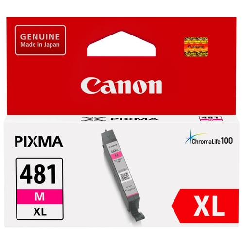 

Картридж струйный Canon CLI-481XL M (2045C001), пурпурный, оригинальный, ресурс 474 страниц для Canon Canon Pixma TS6140 / TS8140TS / TS9140 / TR7540 / TR8540, CLI-481XL M