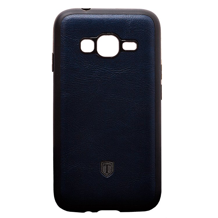 

Чехол-накладка Activ T Leather для смартфона Samsung Galaxy J1 mini Prime, пластик, искусственная кожа, синий (79451)