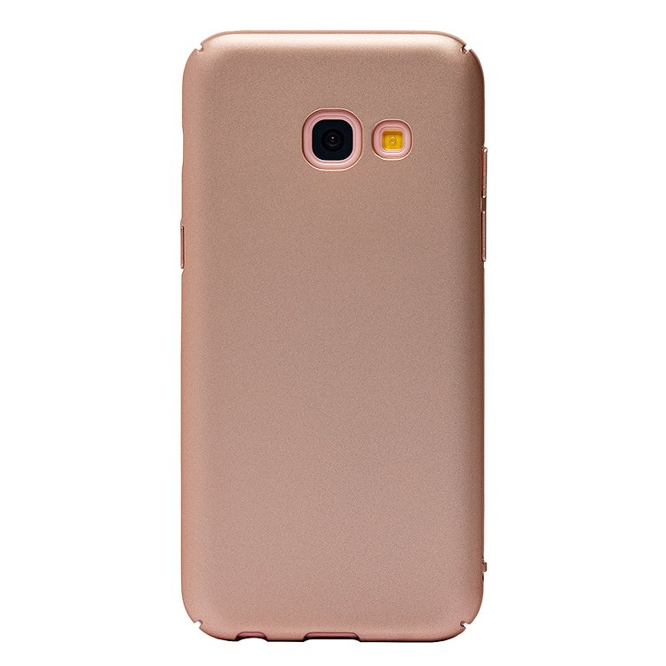 

Чехол-накладка No name PC002 для смартфона Samsung Galaxy A3 2017, пластик, золотистый (74618)