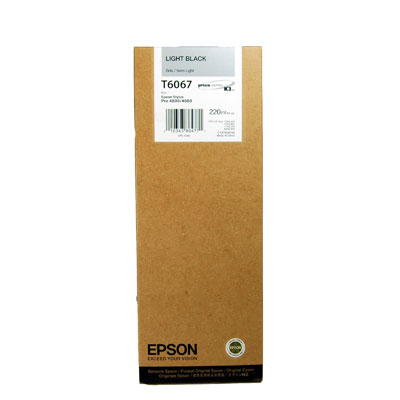 

Картридж струйный Epson T6067 (C13T606700), серый, оригинальный, объем 220 мл для Epson Epson Stylus Pro 4880, T6067