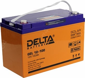 

Аккумуляторная батарея для ИБП Delta GEL 12-100, 12V, 100Ah, GEL 12-100