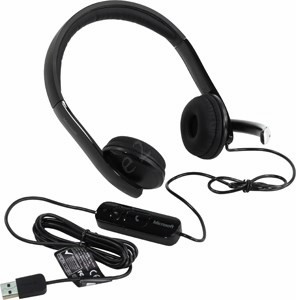 Проводная гарнитура Microsoft LifeChat LX-6000, черный