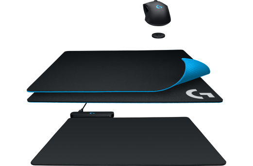 

Коврик для мыши Logitech POWERPLAY, игровой, 340x280x3mm, черный (943-000110), POWERPLAY