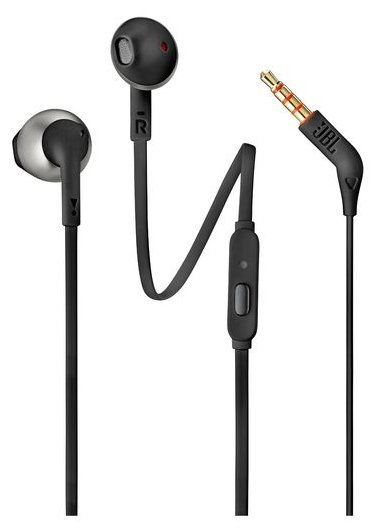 

Проводная гарнитура JBL T205, jack 3.5 mm, серебристый (JBLT205CRM), T205
