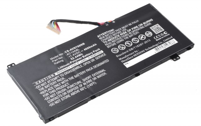 Аккумуляторная батарея Pitatel для Acer Aspire V Nitro VN7-571/571G/591/591G/791 (AC14A8L) (BT-014)