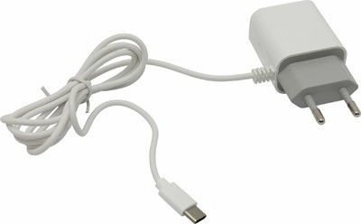 

Сетевое зарядное устройство Jet.A UC-C14, 2USB, 2.1A, белый, USB Type C, UC-C14