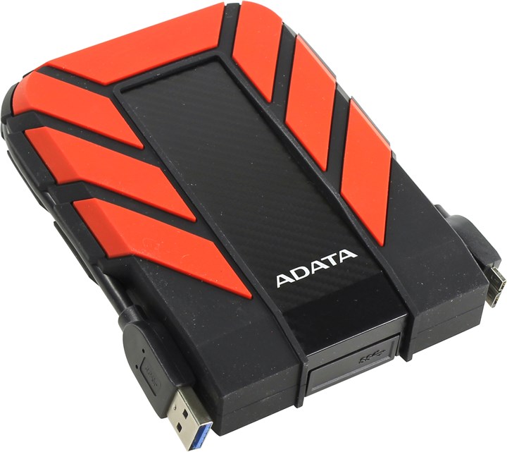 

Внешний жесткий диск (HDD) ADATA 2Tb HD710 Pro, 2.5", USB 3.1, черный/красный (AHD710P-2TU31-CRD)
