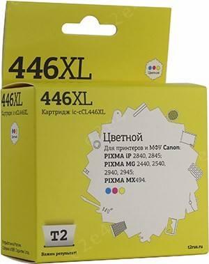 Картридж T2 IC-CCL446XL, совместимый, цветной, для Canon